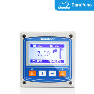 RS485 Modbus RTU pH ORP Controller พร้อมเอาต์พุต 4-20mA คู่ และการติดตั้งบนแผง IP66 สำหรับเครื่องวิเคราะห์ pH ORP ออนไลน์