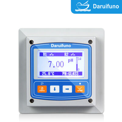 3-Point pH Quick Calibration pH ORP Controller พร้อม NTC10K PT1000 ชดเชยอุณหภูมิ และ 3.2 นิ้ว Graphic LCD Online pH ORP Analyzer