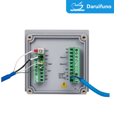 ความแม่นยำสูง 0.01 pH ORP Controller Online เครื่องวัดค่า pH สำหรับการบำบัดน้ำ