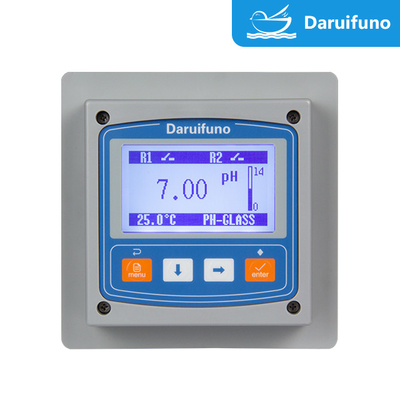 ความแม่นยำสูง 0.01 pH ORP Controller Online เครื่องวัดค่า pH สำหรับการบำบัดน้ำ