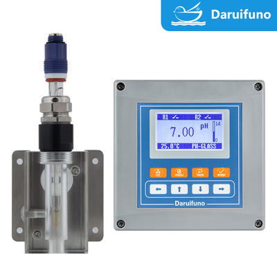 เครื่องควบคุม PH / ORP แบบแอนาล็อก พร้อมบันทึกข้อมูลประวัติศาสตร์ และ RS485 สําหรับระบายน้ําเสียหรือน้ําดื่ม