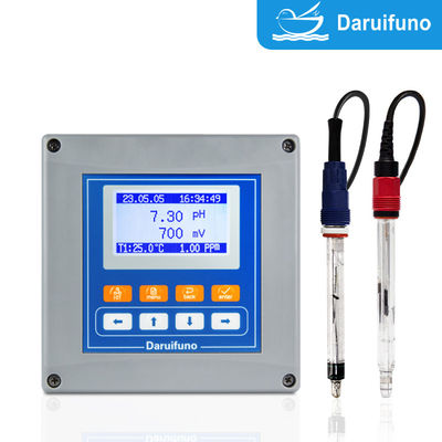 Dule Channels Analog PH และ ORP Controller กับ RS485 สําหรับการบําบัดน้ําเสียอุตสาหกรรม