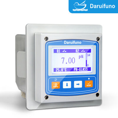 RS485 Modbus RTU pH ORP Controller พร้อมเอาต์พุต 4-20mA คู่ และการติดตั้งบนแผง IP66 สำหรับเครื่องวิเคราะห์ pH ORP ออนไลน์