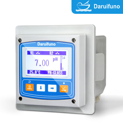3-Point pH Quick Calibration pH ORP Controller พร้อม NTC10K PT1000 ชดเชยอุณหภูมิ และ 3.2 นิ้ว Graphic LCD Online pH ORP Analyzer