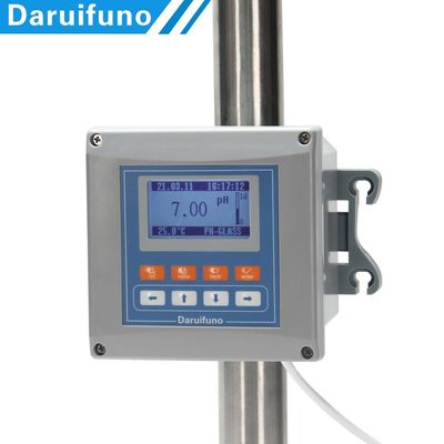 การบันทึกข้อมูล ตัวควบคุม Onlin PH หน้าจอ 3.2 นิ้วสำหรับการตรวจสอบการบำบัดน้ำ