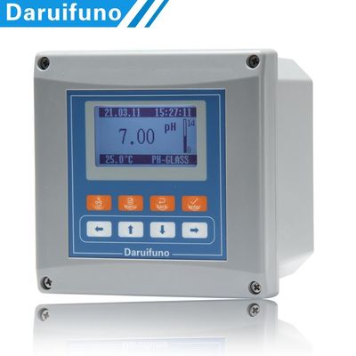 การบันทึกข้อมูล ตัวควบคุม Onlin PH หน้าจอ 3.2 นิ้วสำหรับการตรวจสอบการบำบัดน้ำ